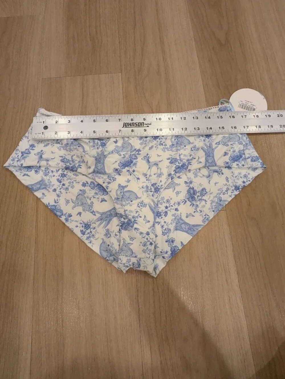 Frankie's Bikini White Deer Lisa Swim Bottoms size XXL NWT